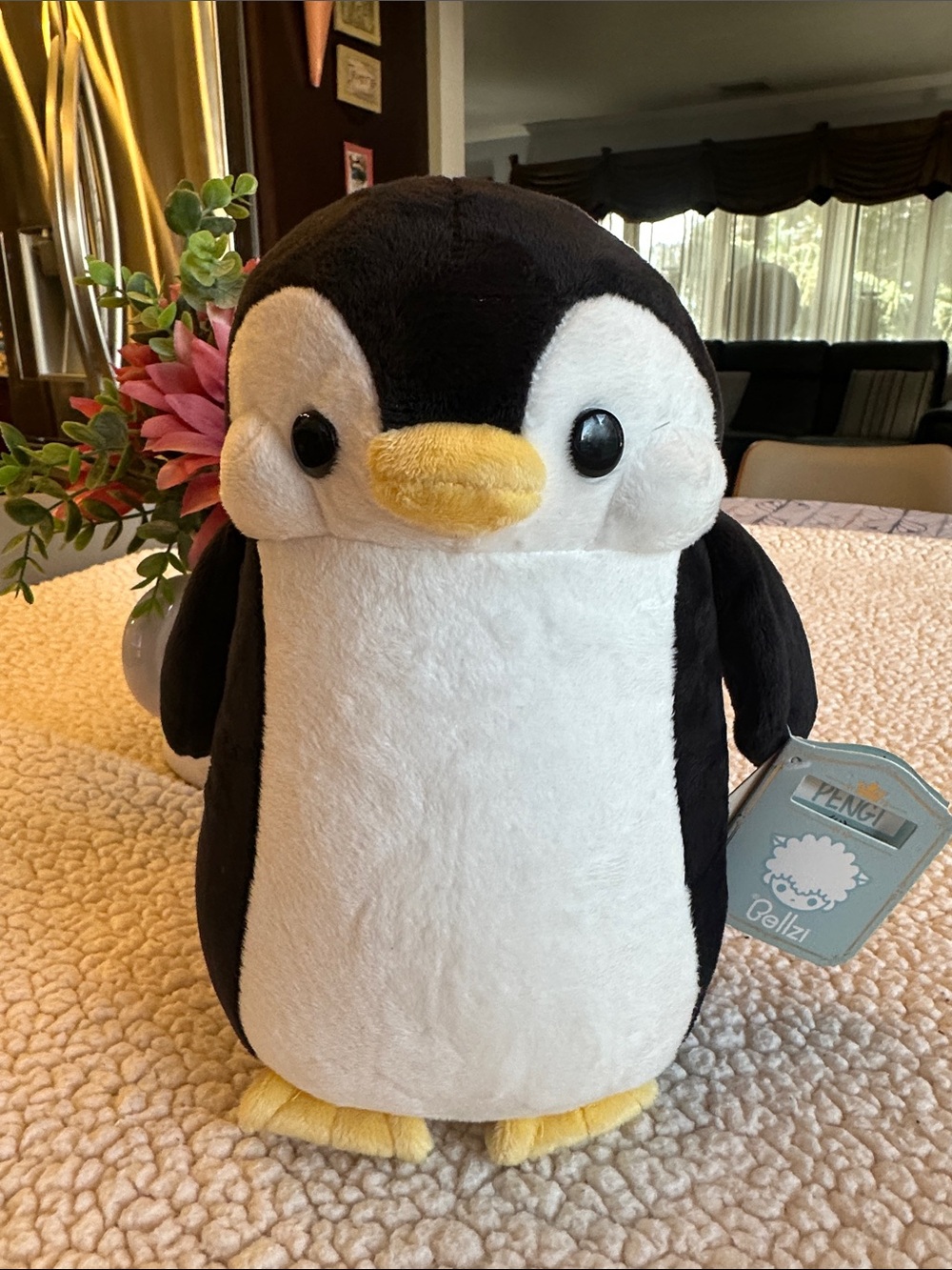 NWT Bellzi Plush Penguin Stuffed Toy